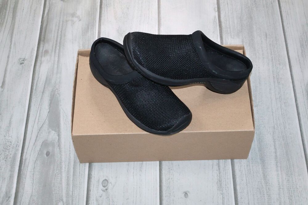 Merrell Encore Breeze 2 Black Mesh Slip On Women Sz 8.5 J66700 Walking Shoes